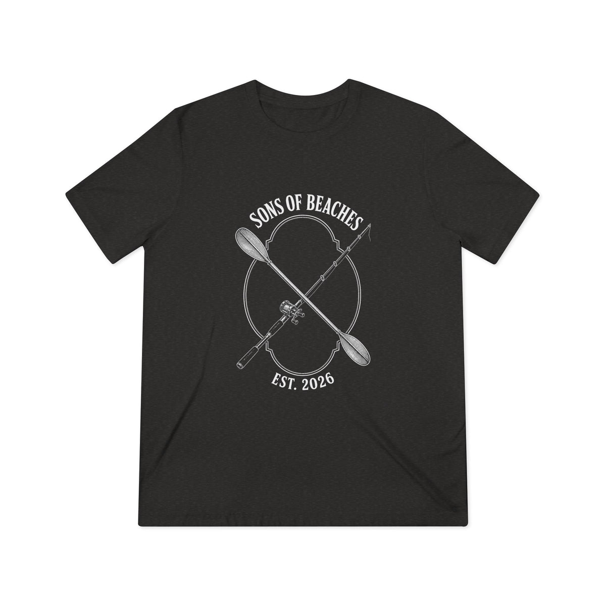 Sons of Beaches Paddle & Rod Tee