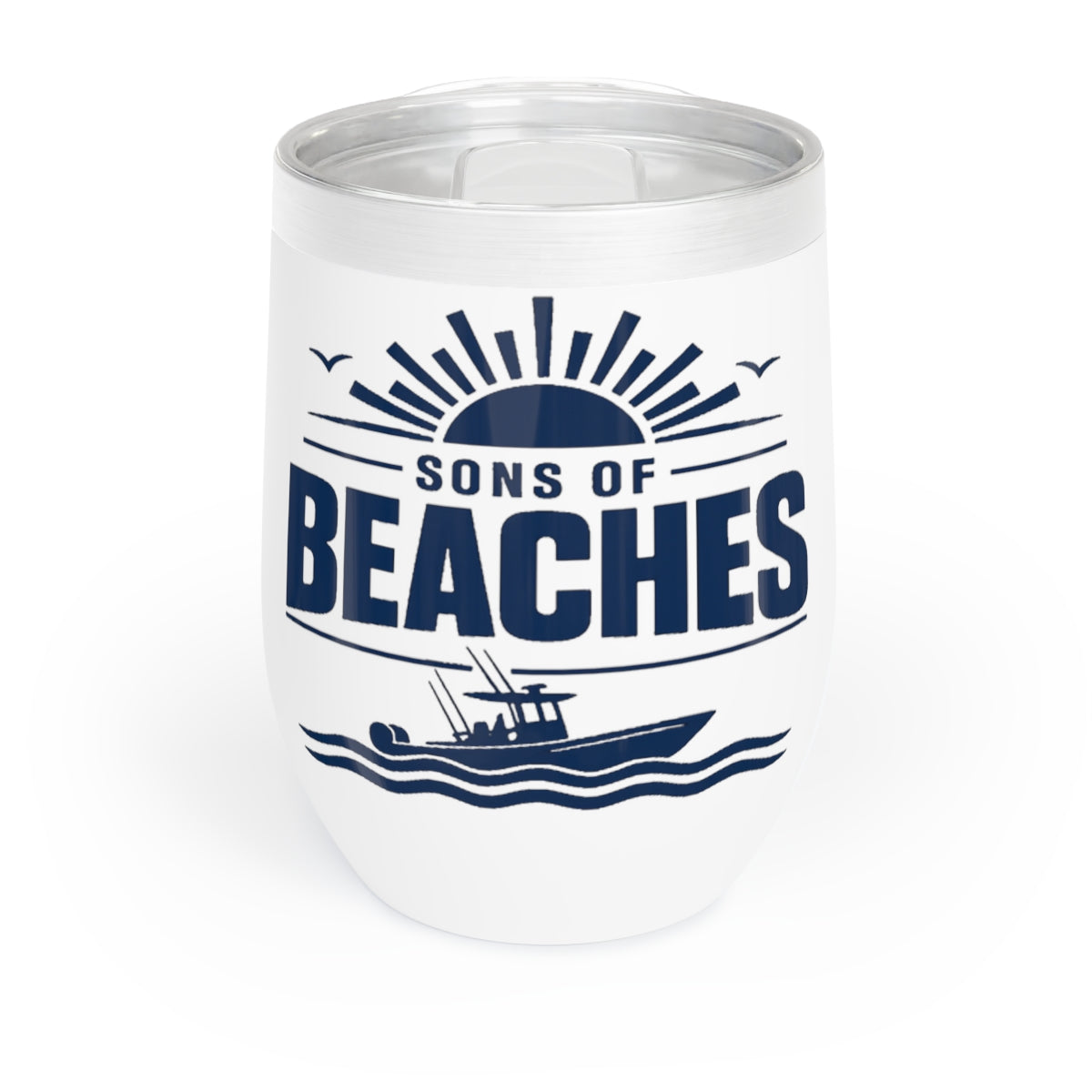Sons of Beaches 12oz Chill Wine Tumbler