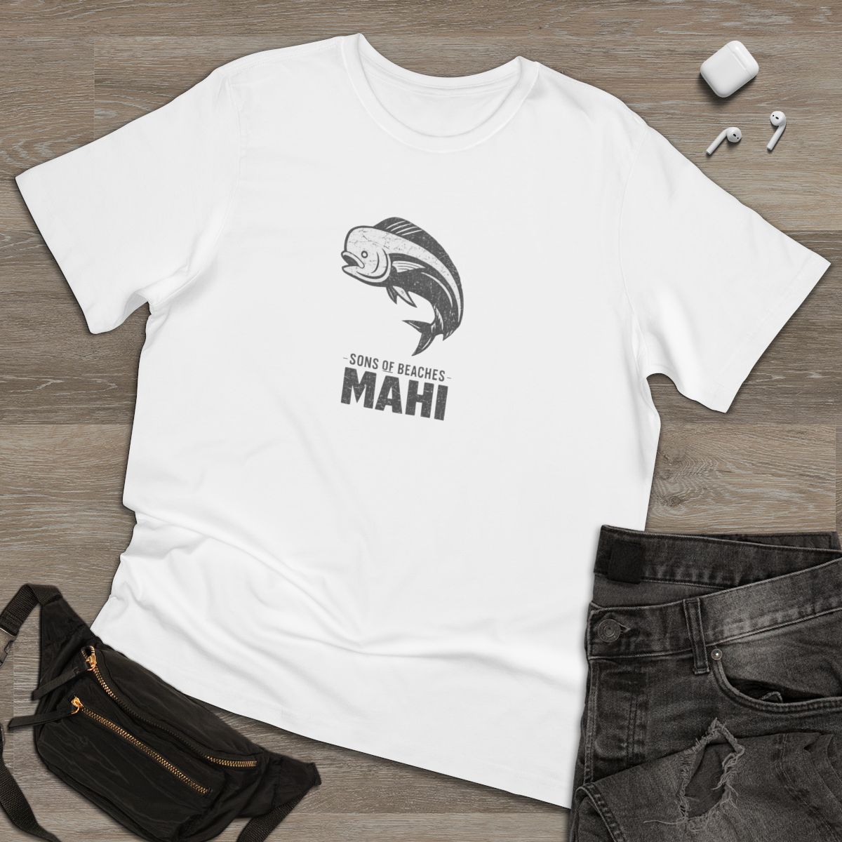 Sons of Beaches Mahi Silhouette Tee (Deluxe)