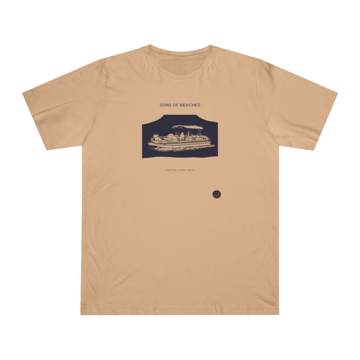 Sons of Beaches Pontoon Dog Tee