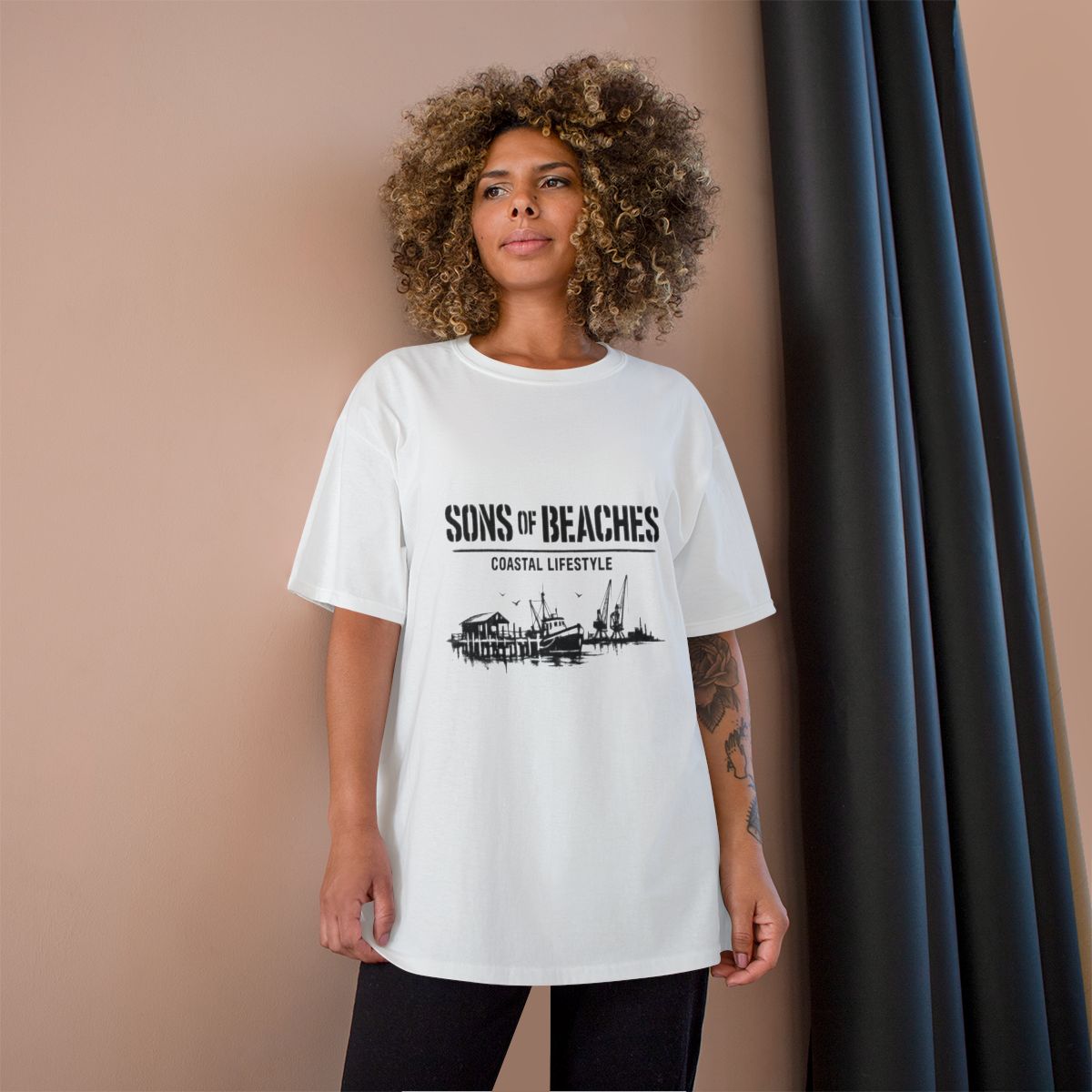 Sons of Beaches Stencil Tee