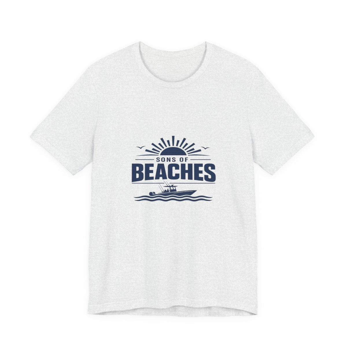 Sons of Beaches Wordmark Tee — Ash