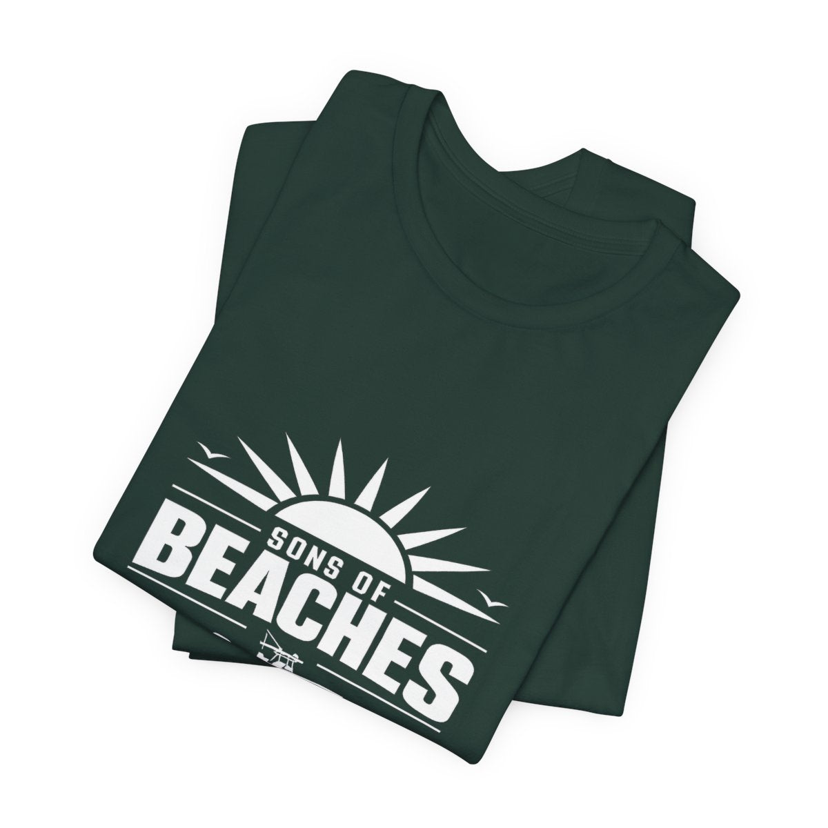 Sons of Beaches Wordmark Tee — Forest