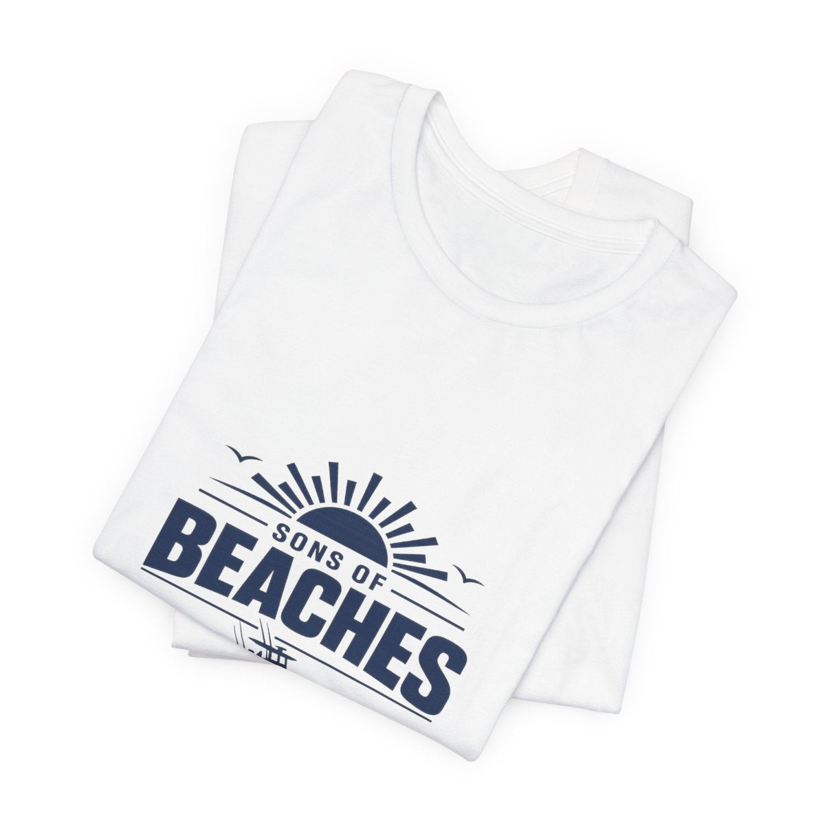 Sons of Beaches Wordmark Tee — White