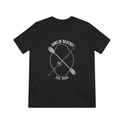 Sons of Beaches Paddle & Rod Tee