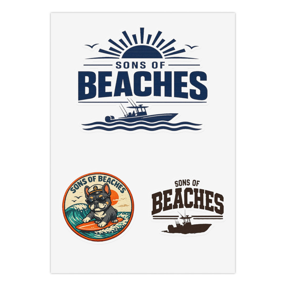 Sons of Beaches SoB Hero Sticker 3-Pack