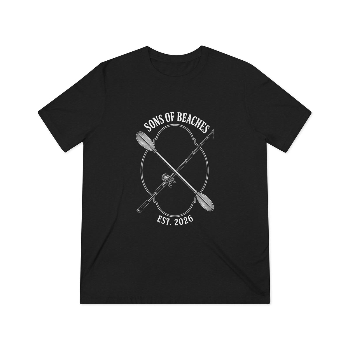 Sons of Beaches Paddle & Rod Tee