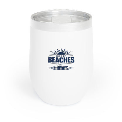 Sons of Beaches 12oz Chill Wine Tumbler