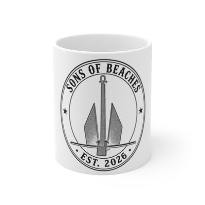 Sons of Beaches Anchor Mug