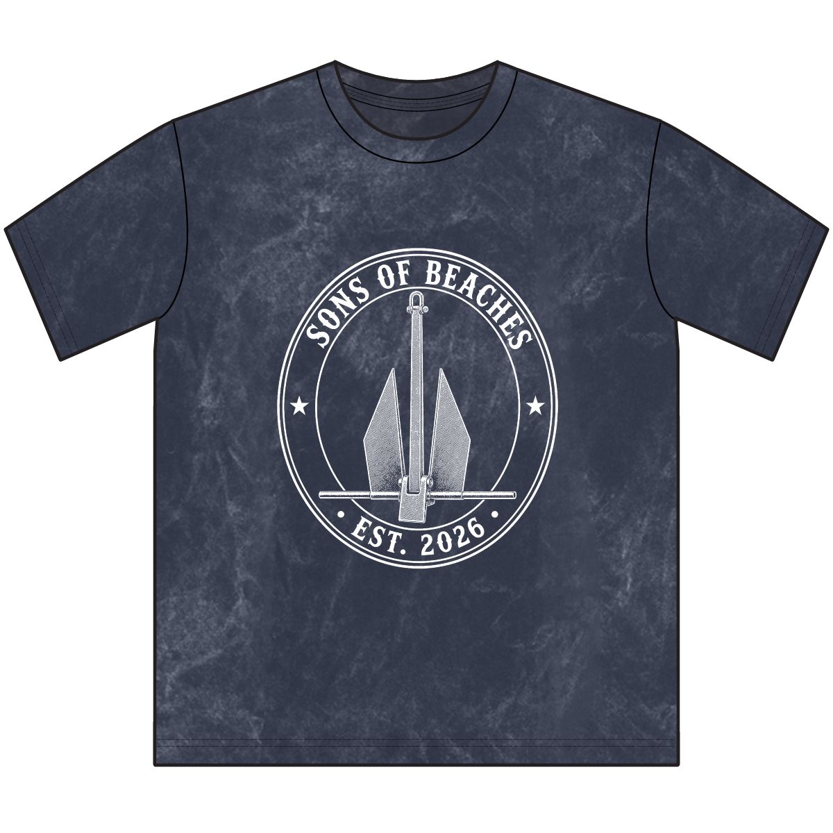 Sons of Beaches Anchor Tee