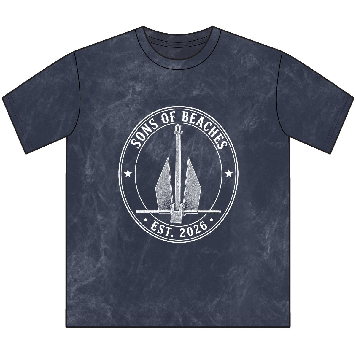 Sons of Beaches Anchor Tee