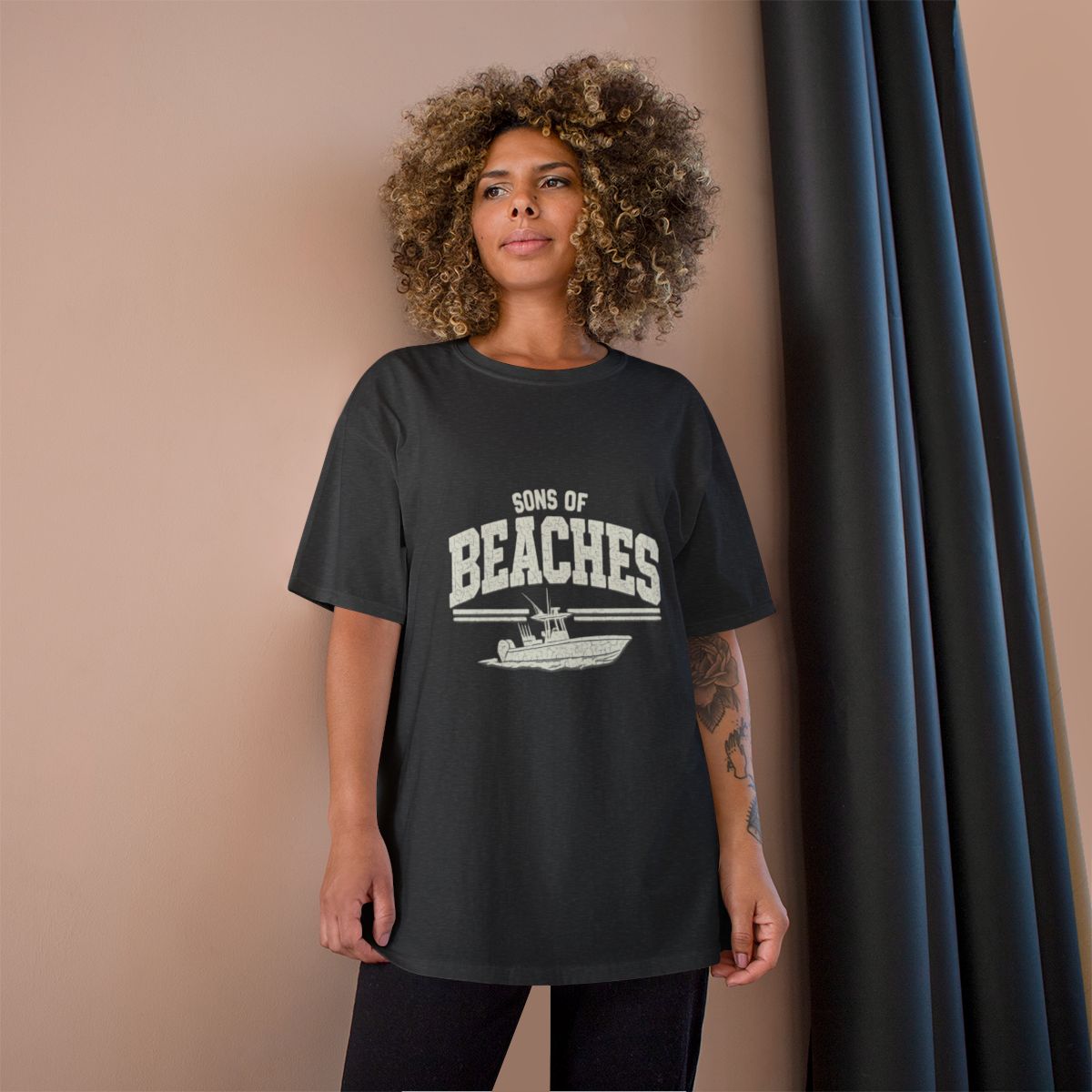 Sons of Beaches Arch Collegiate Tee