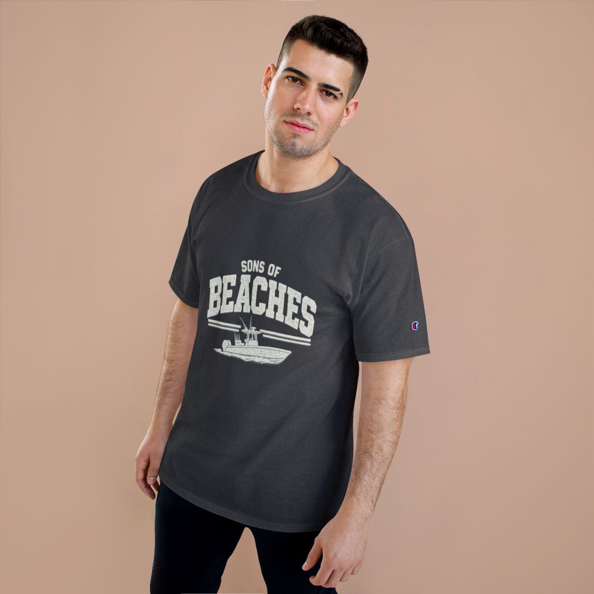 Sons of Beaches Arch Collegiate Tee