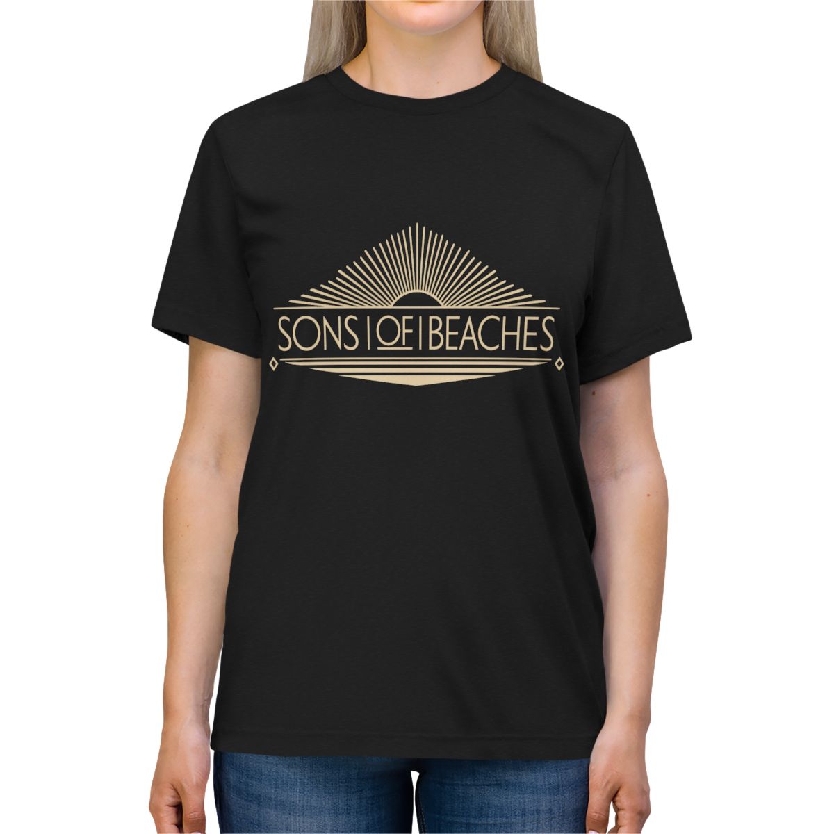 Sons of Beaches Art Deco Tee