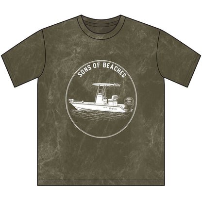 Sons of Beaches Bay Boat Tee