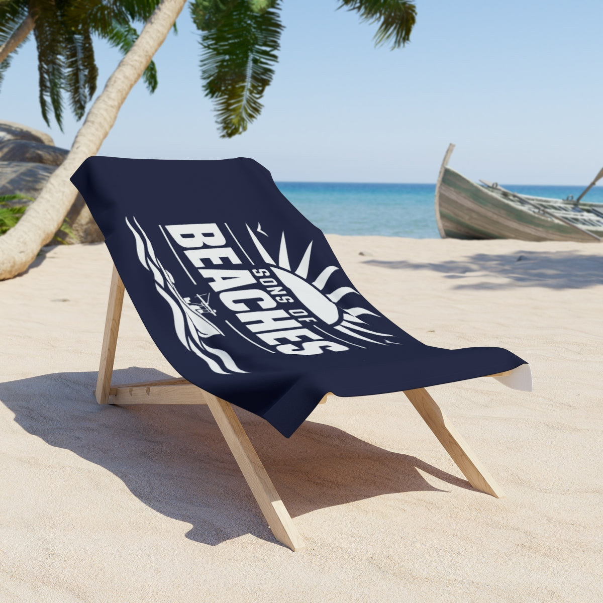 Sons of Beaches Beach Towel