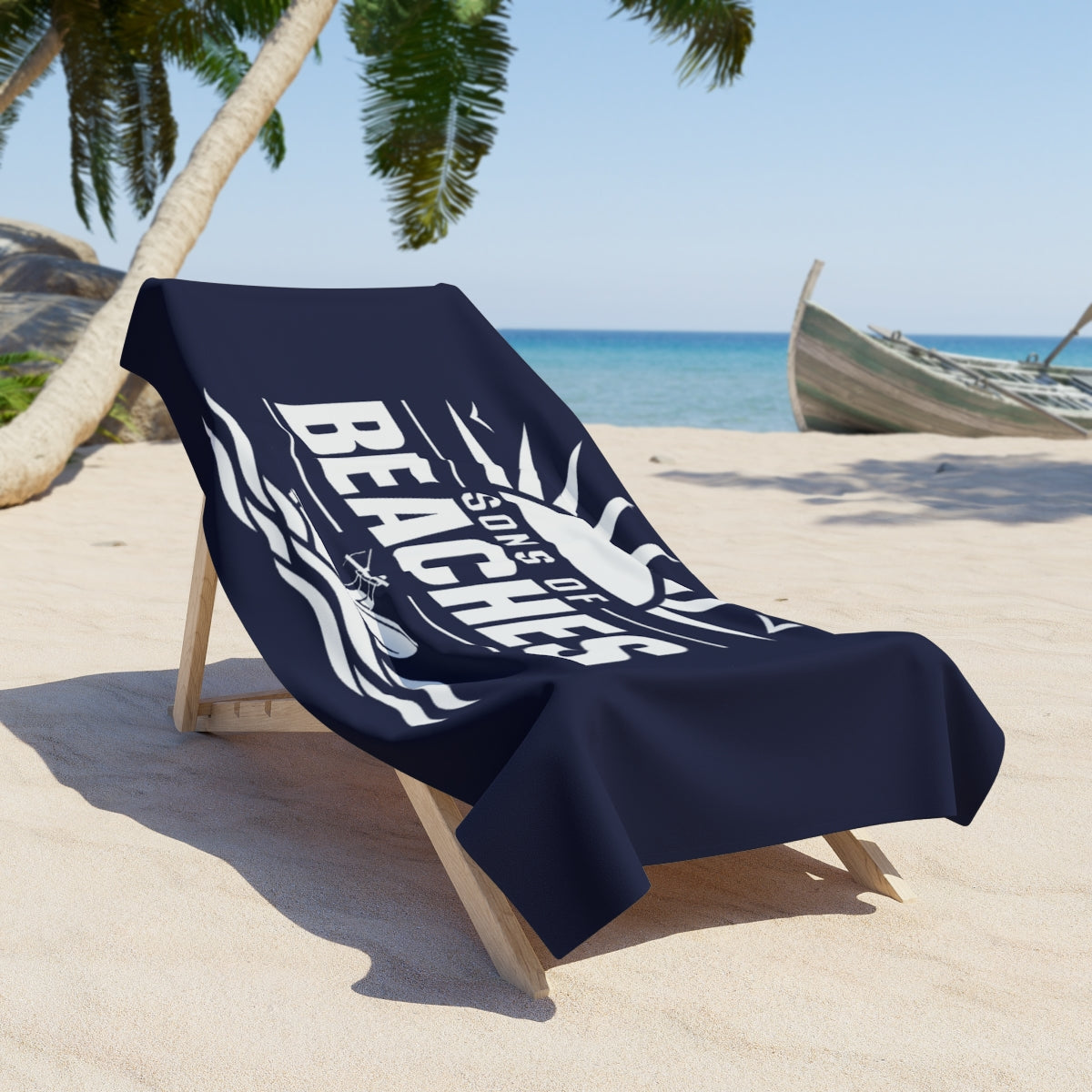 Sons of Beaches Beach Towel