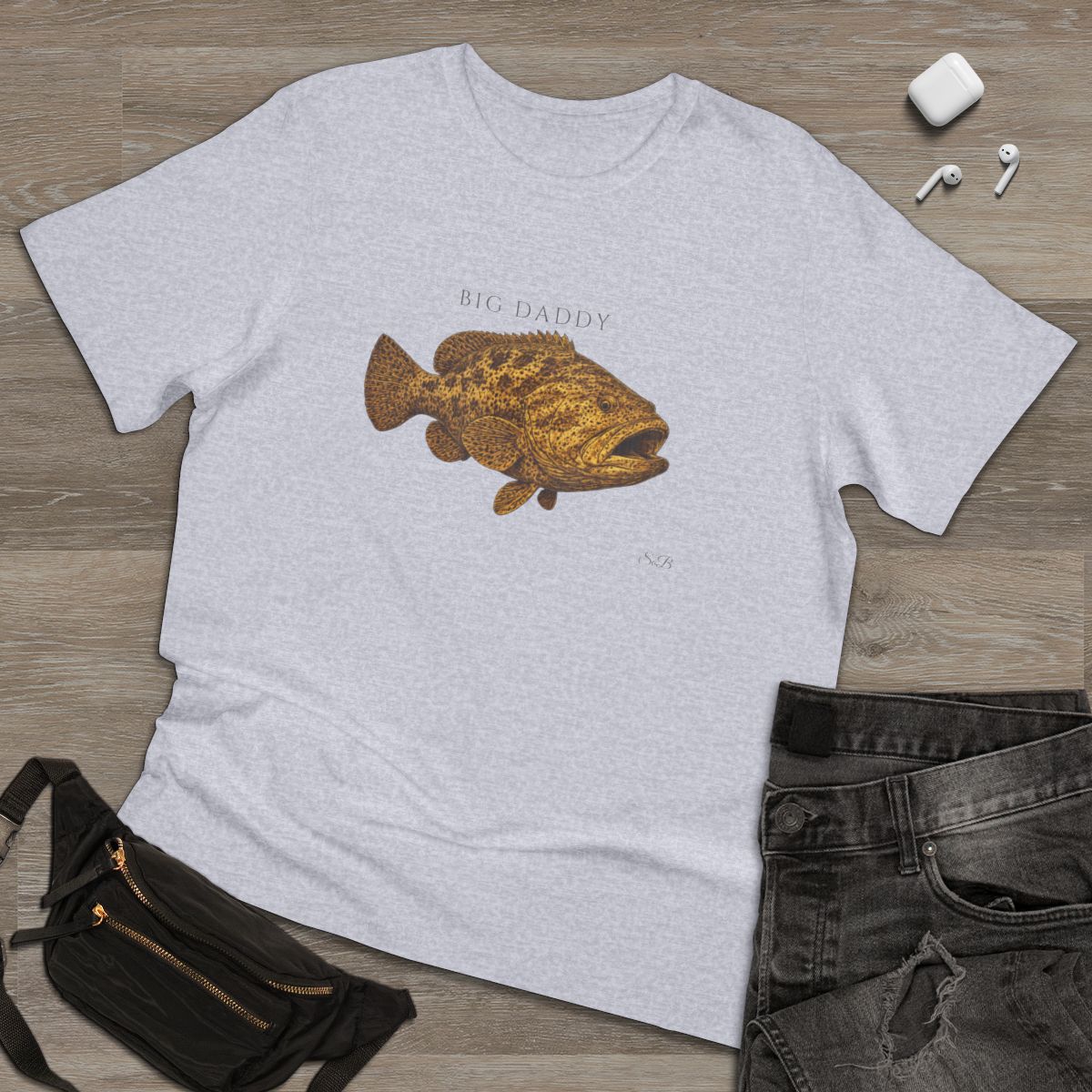 Sons of Beaches Big Daddy Goliath Grouper Tee