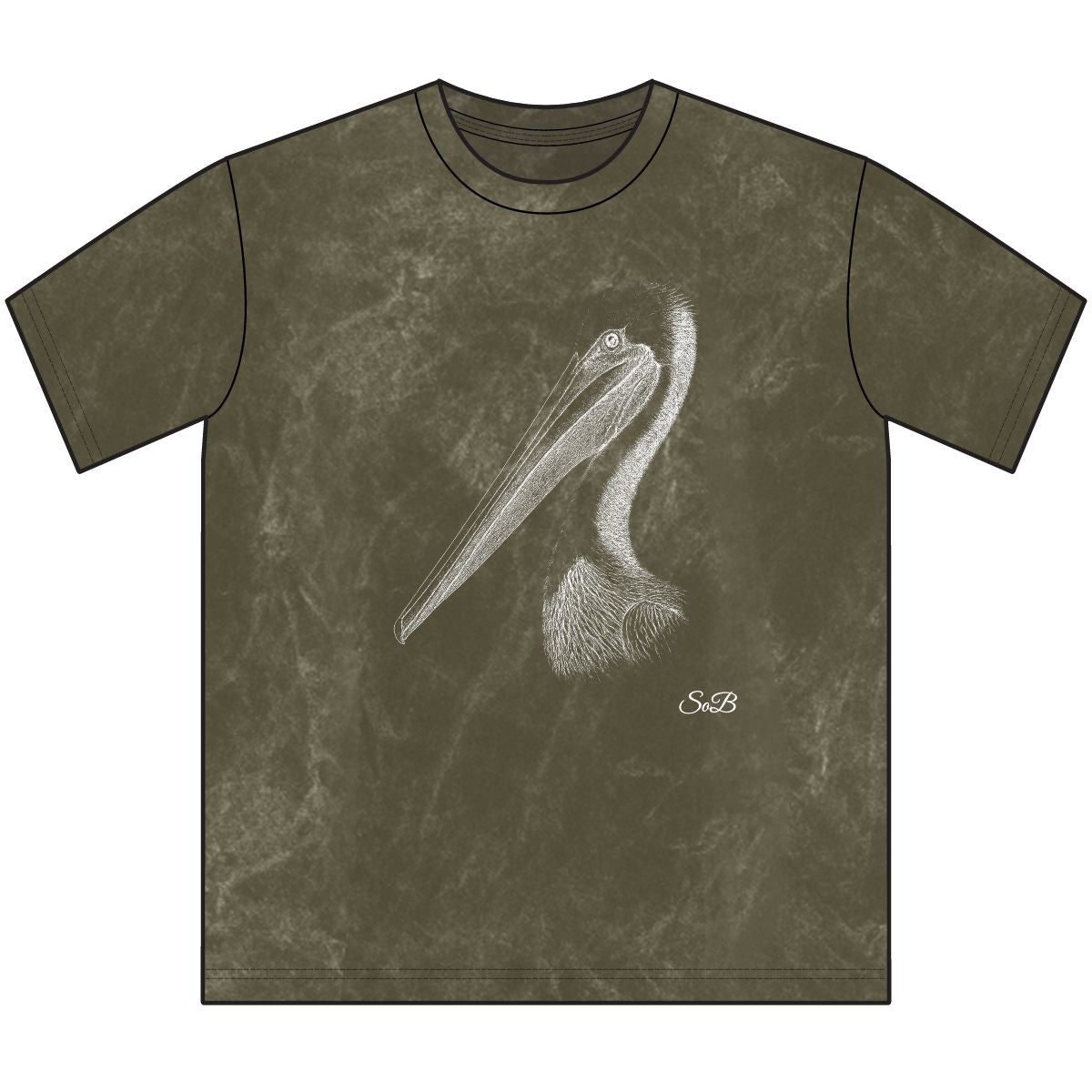 Sons of Beaches Brown Pelican Tee