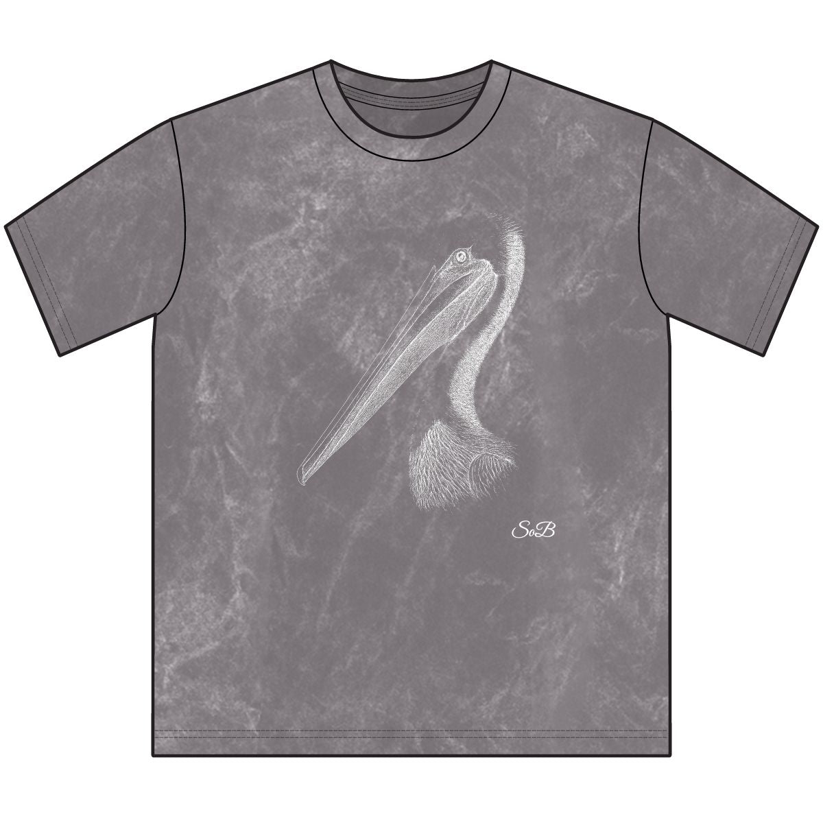Sons of Beaches Brown Pelican Tee