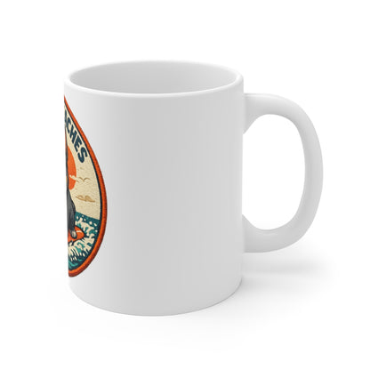 Sons of Beaches Bruno Badge Mug