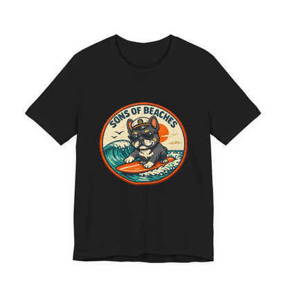 Sons of Beaches Bruno Badge Tee — Black