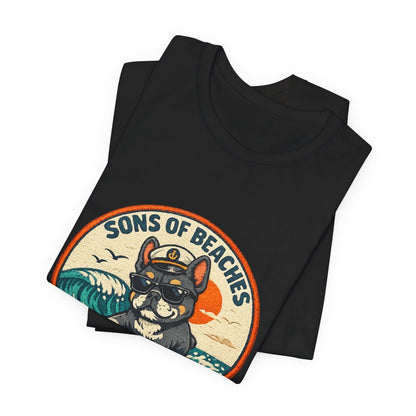 Sons of Beaches Bruno Badge Tee — Black