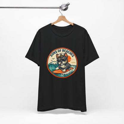 Sons of Beaches Bruno Badge Tee — Black