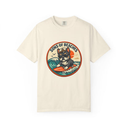 Sons of Beaches Bruno Badge Tee — Ivory (Heavyweight)