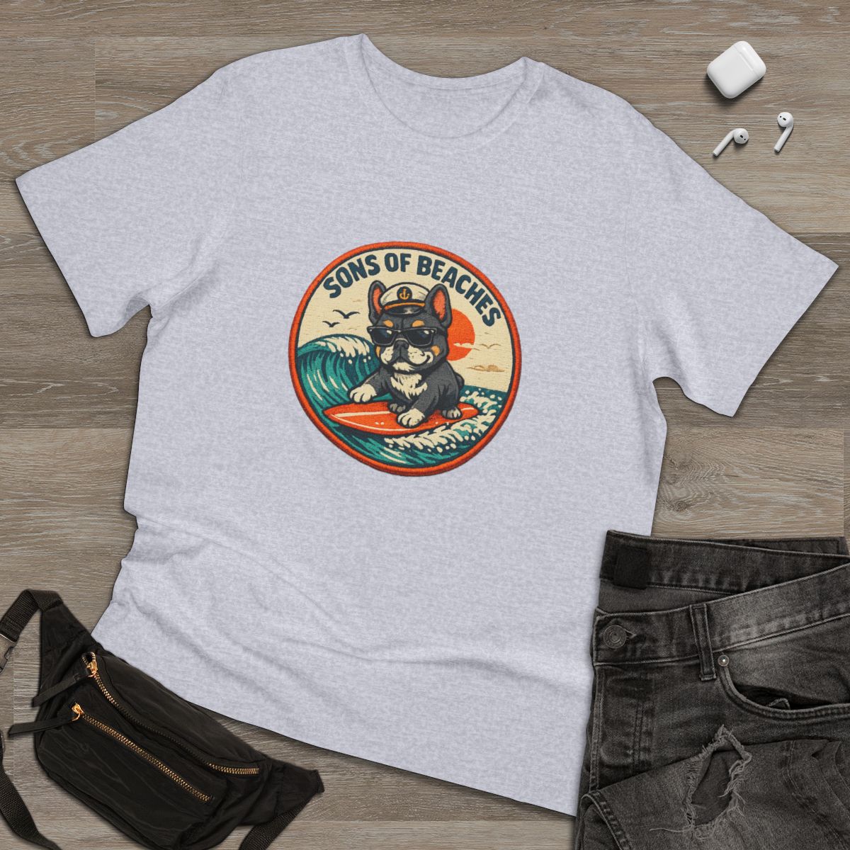 Sons of Beaches Bruno Badge Tee