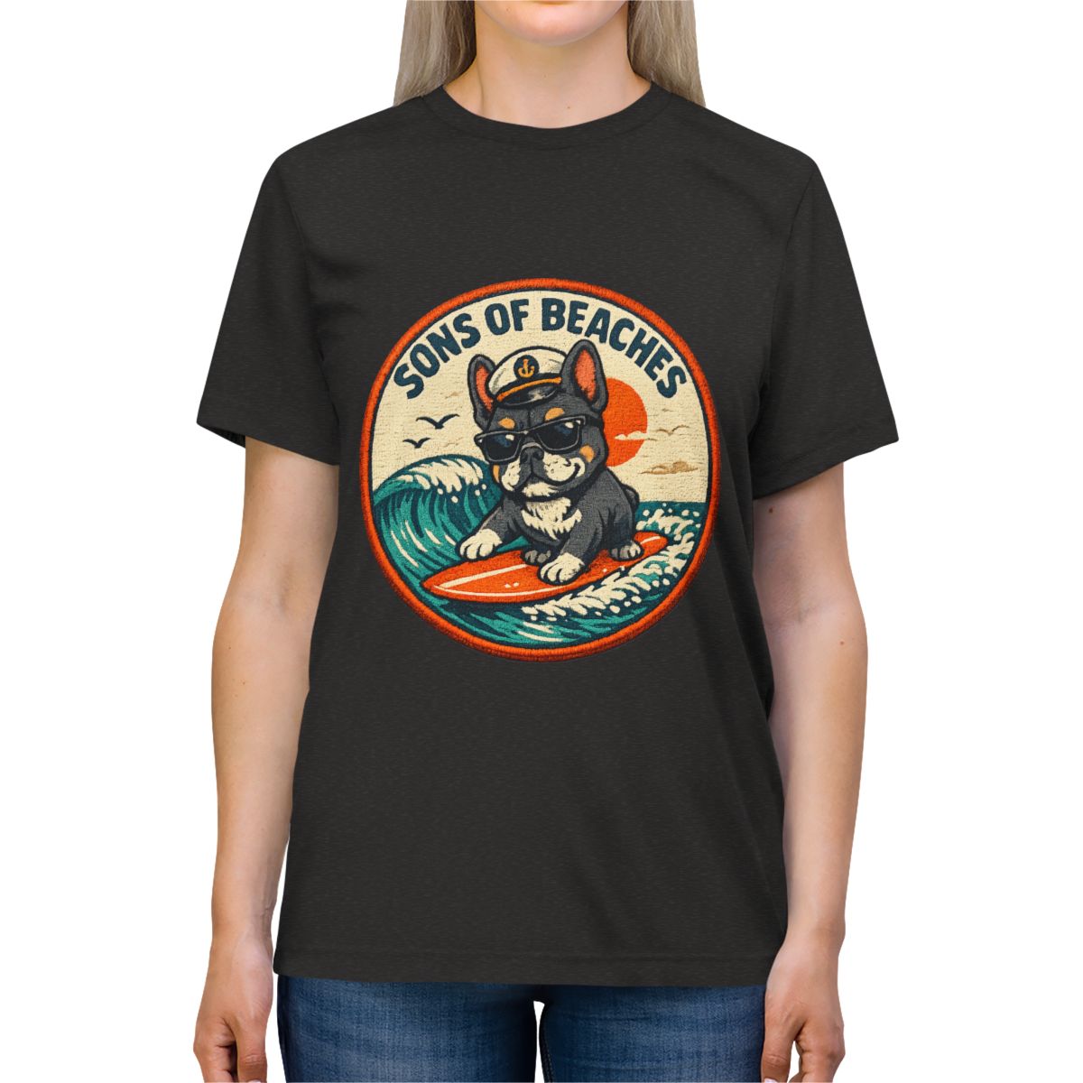 Sons of Beaches Bruno Badge Tee