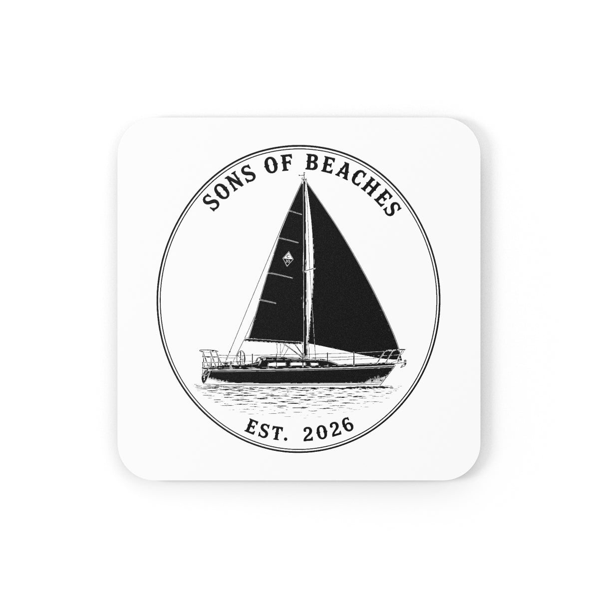 Sons of Beaches Cruiser Coaster