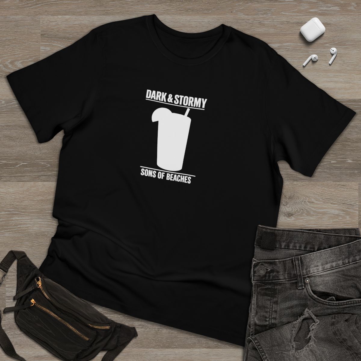 Sons of Beaches Dark and Stormy Tee (Deluxe)