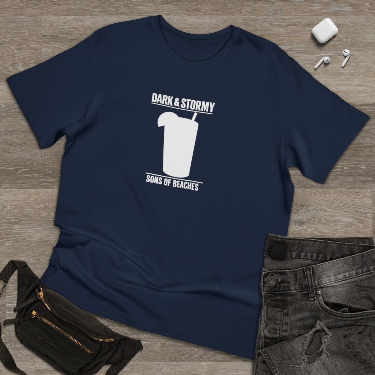 Sons of Beaches Dark and Stormy Tee (Deluxe)