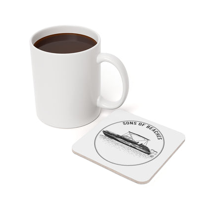 Sons of Beaches Deck Boat Coaster