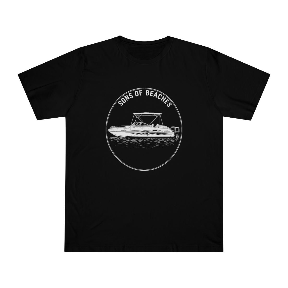 Sons of Beaches Deck Boat Tee Deluxe
