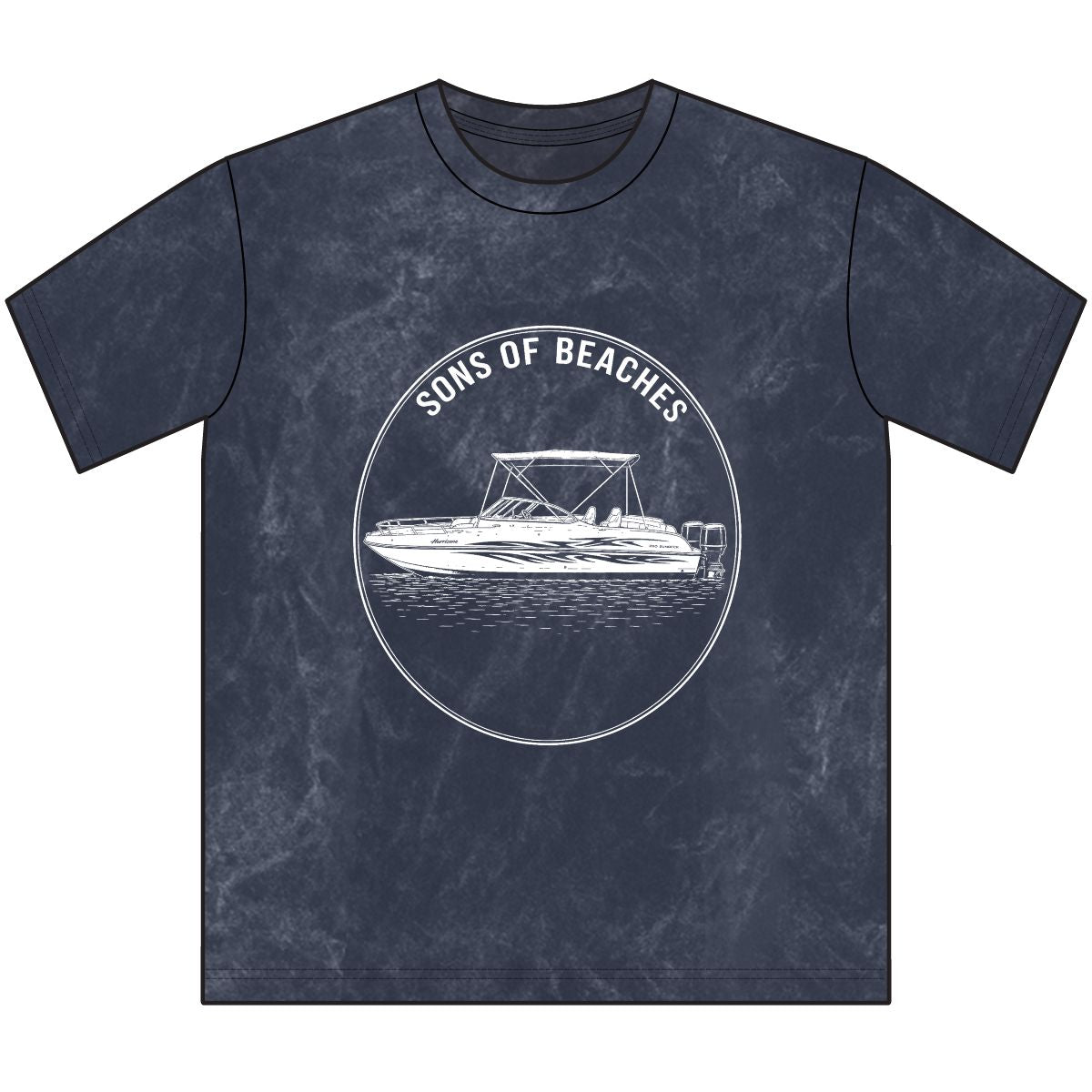 Sons of Beaches Deck Boat Tee