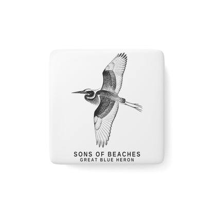 Sons of Beaches Great Blue Heron Magnet