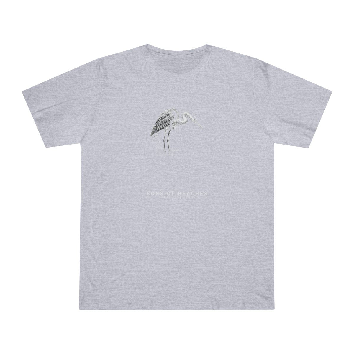 Sons of Beaches Great Blue Heron Tee (Deluxe)
