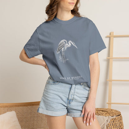 Sons of Beaches Great Blue Heron Tee
