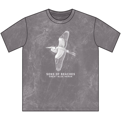 Sons of Beaches Great Blue Heron Tee