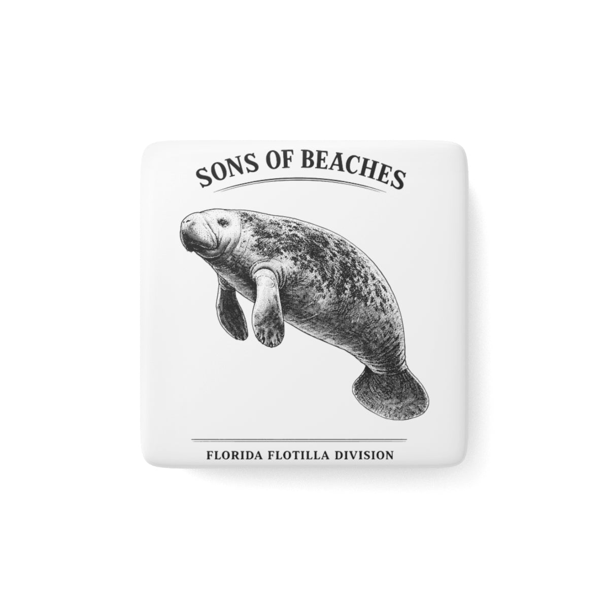 Sons of Beaches Manatee Magnet