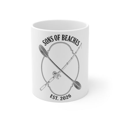 Sons of Beaches Paddle & Rod Mug