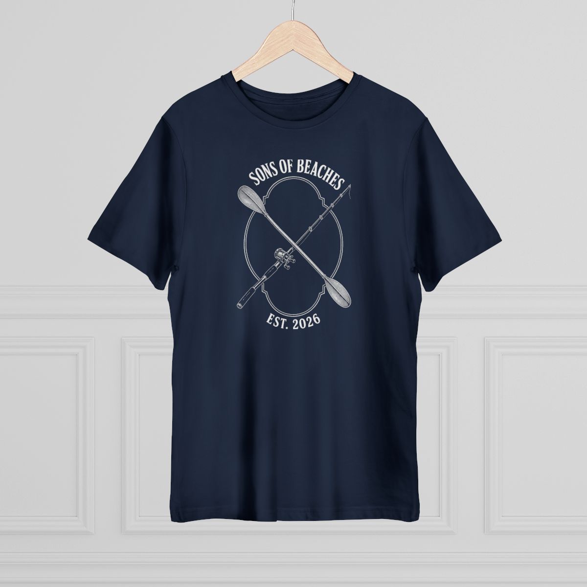 Sons of Beaches Paddle & Rod Tee