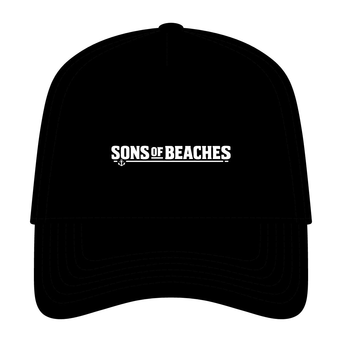 Sons of Beaches Retro Snapback - wordmark