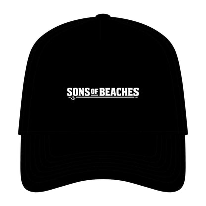 Sons of Beaches Retro Snapback - wordmark
