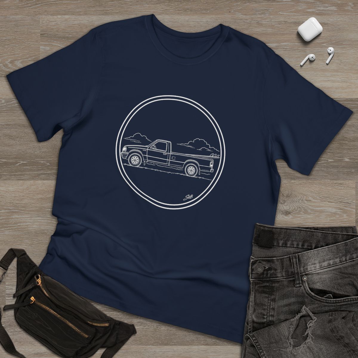 Sons of Beaches Surf Truck Tee Deluxe