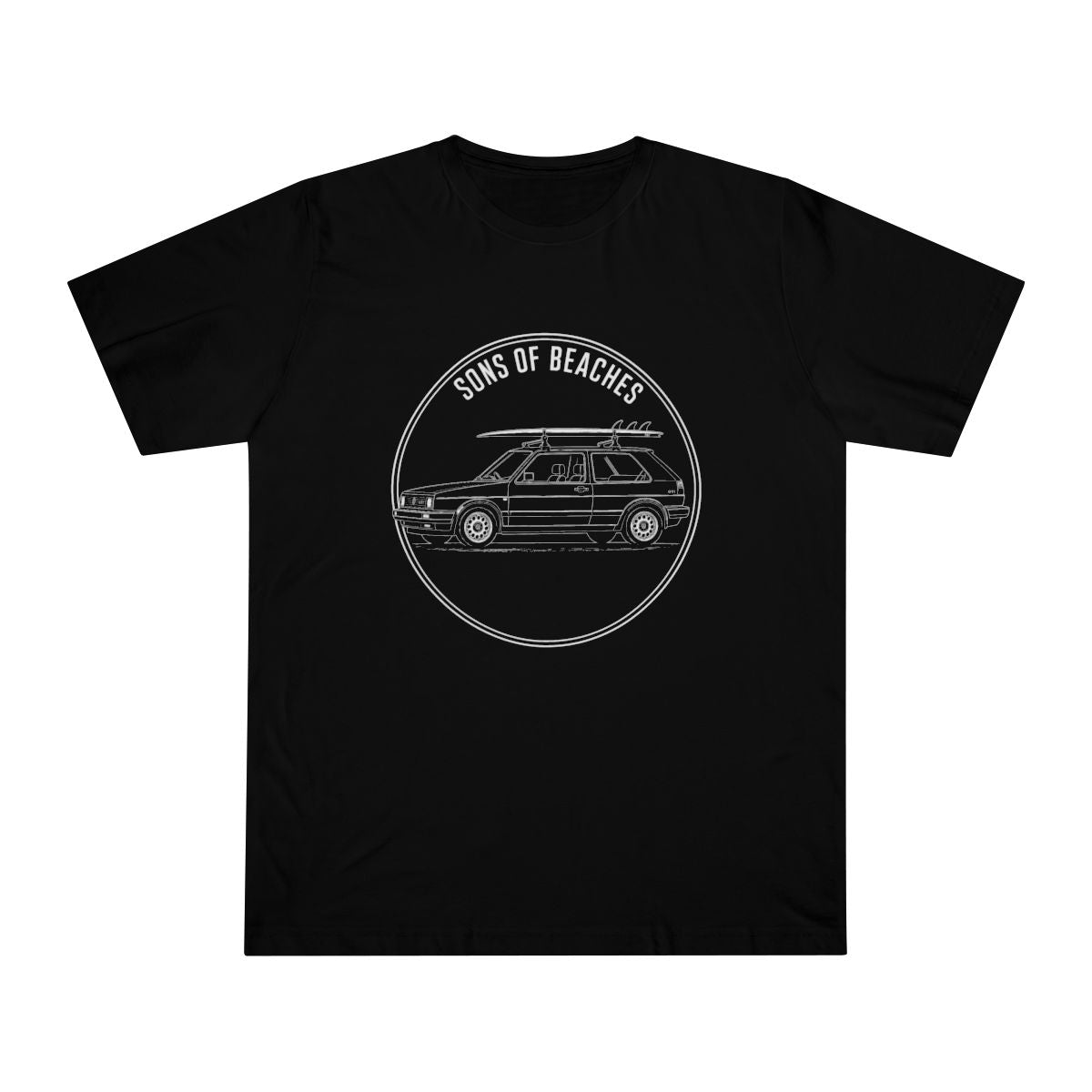 Sons of Beaches Surf Wagon Tee Deluxe