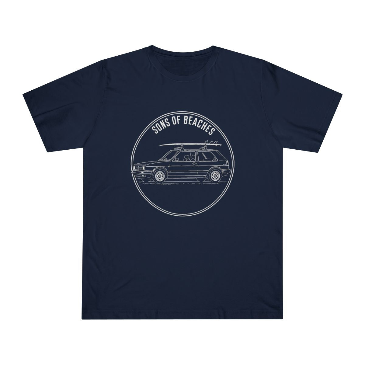 Sons of Beaches Surf Wagon Tee Deluxe