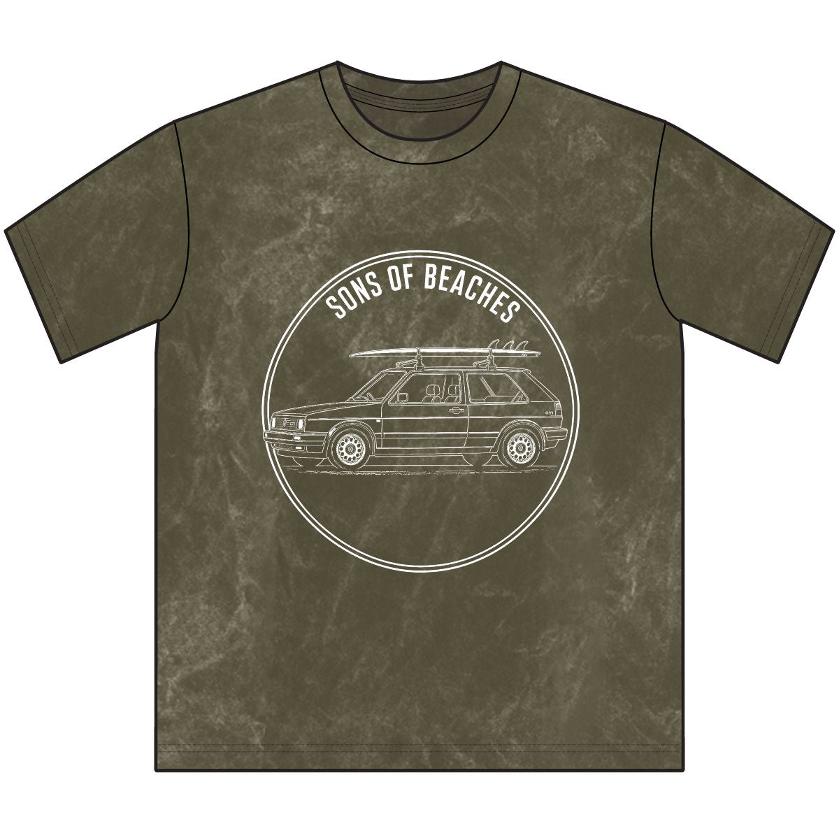 Sons of Beaches Surf Wagon Tee
